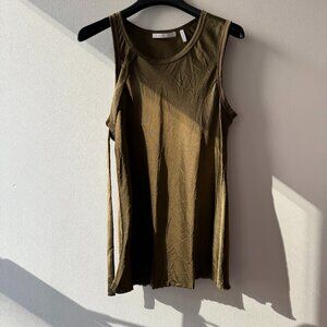 HELMUT LANG HARNESS SATIN SHOULDER TANK
